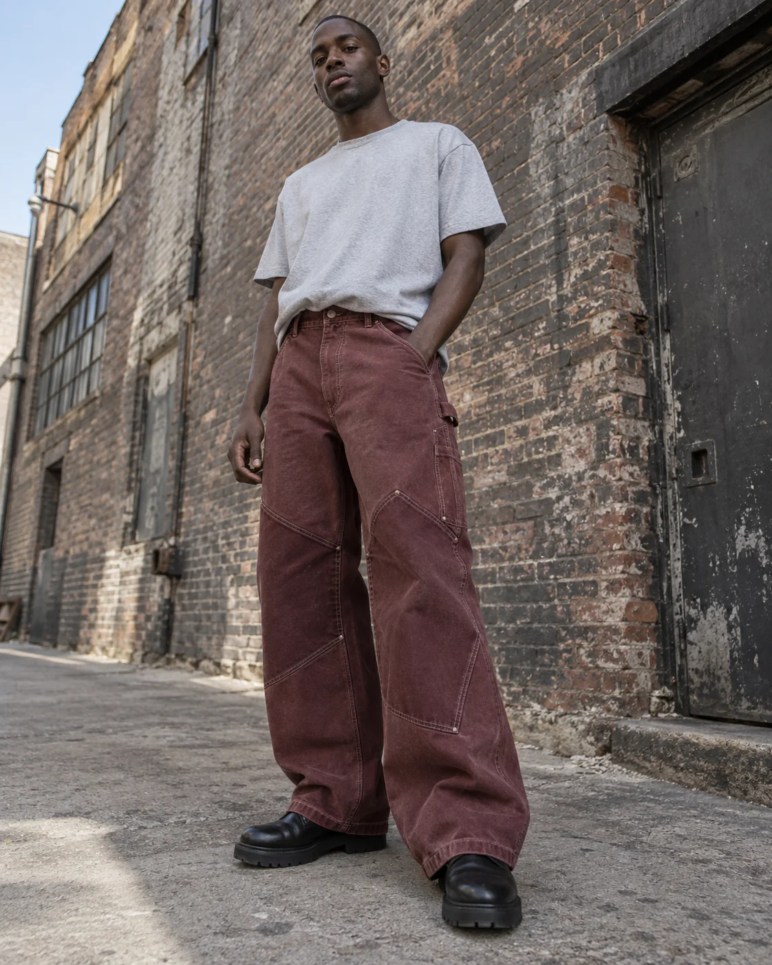 Canvas Carpenter Pants — AI-generated custom streetwear concept