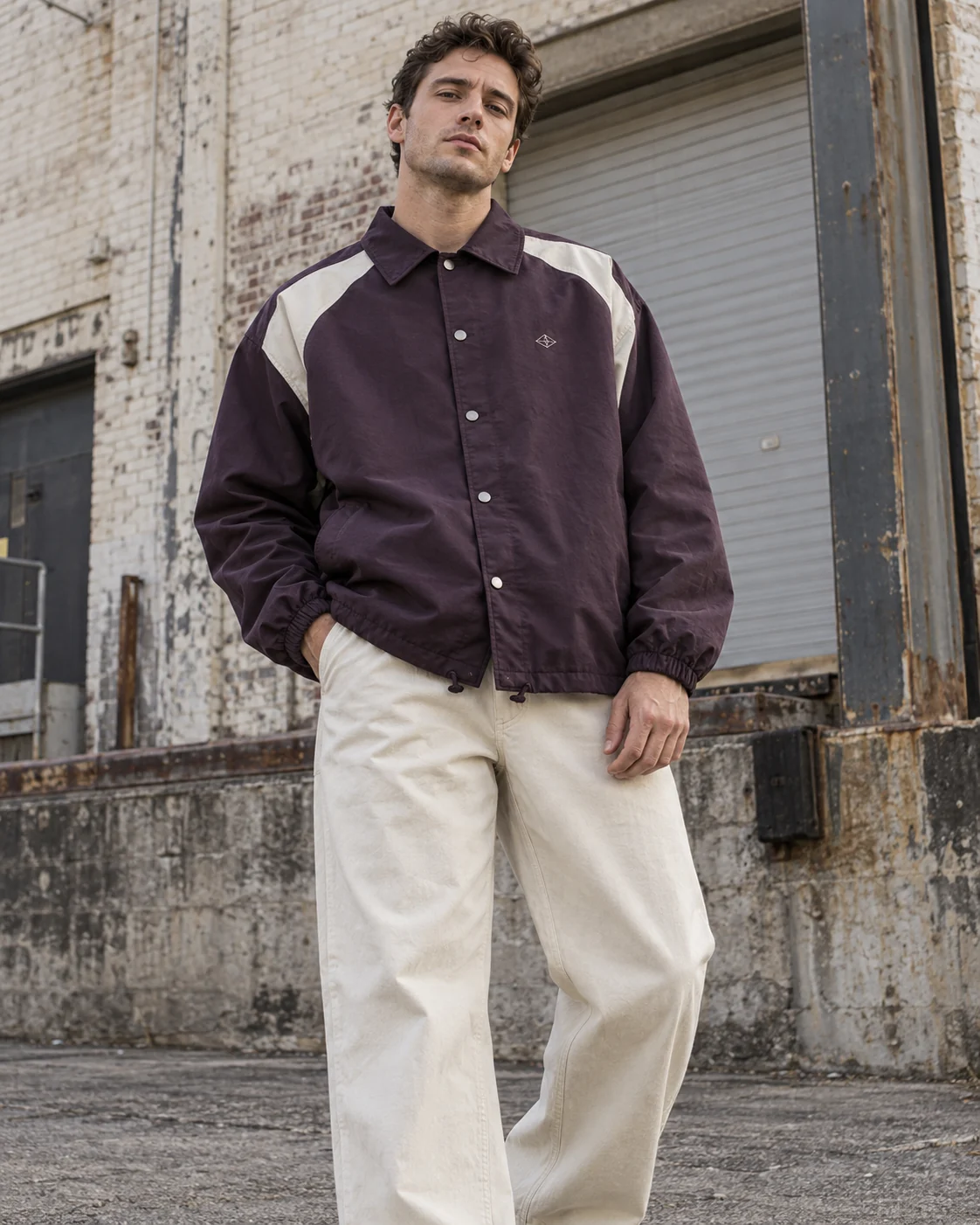 Coach Jacket — AI-generated custom streetwear concept