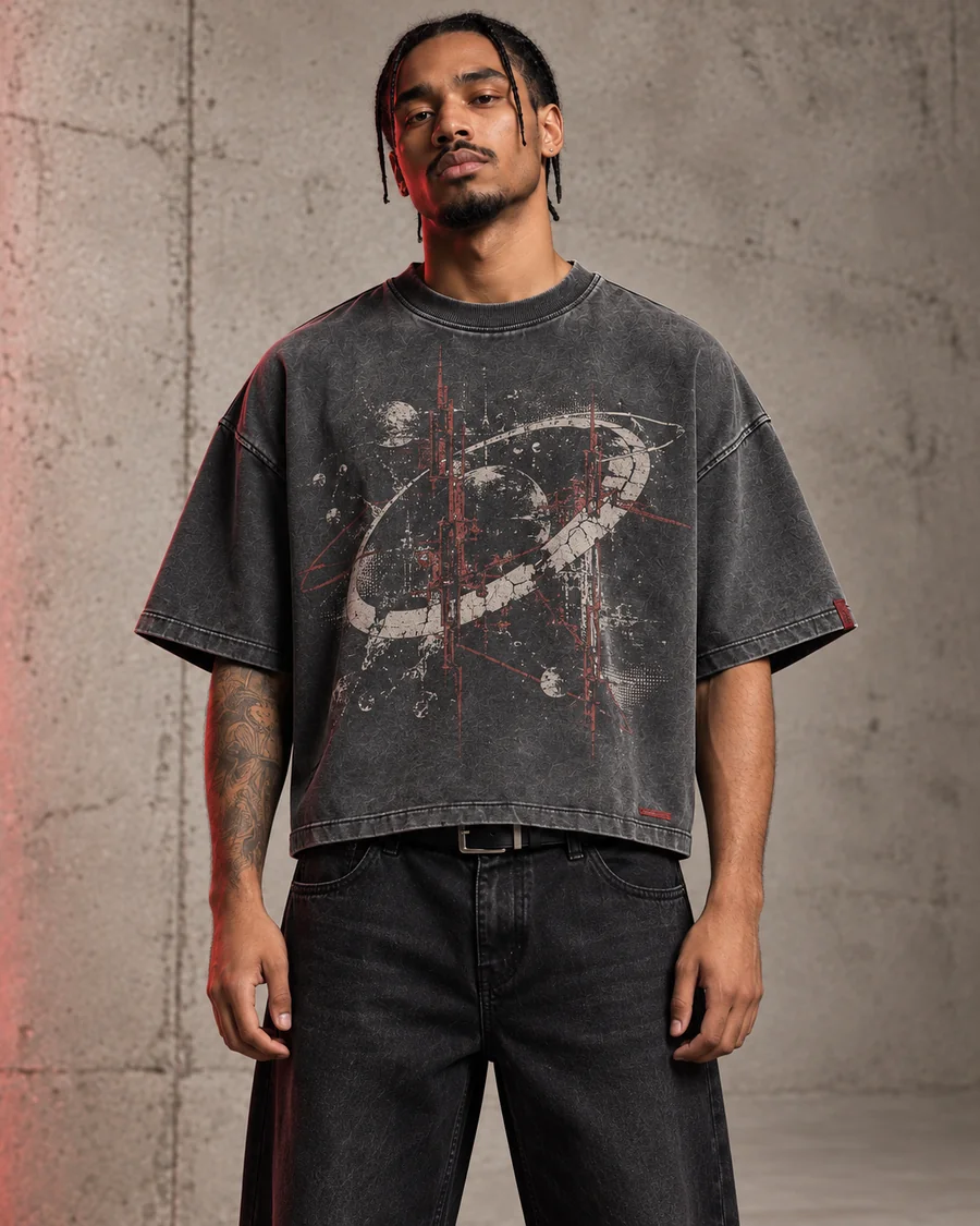 Heavyweight Boxy T-Shirt — original AI-generated design concept